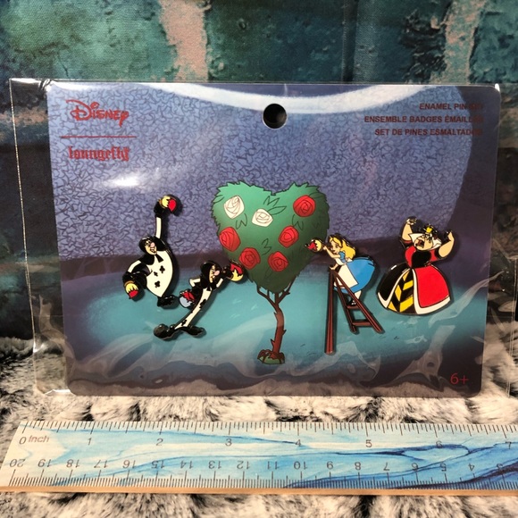 Loungefly Accessories - New Disney Loungefly Alice in Wonderland Pin set